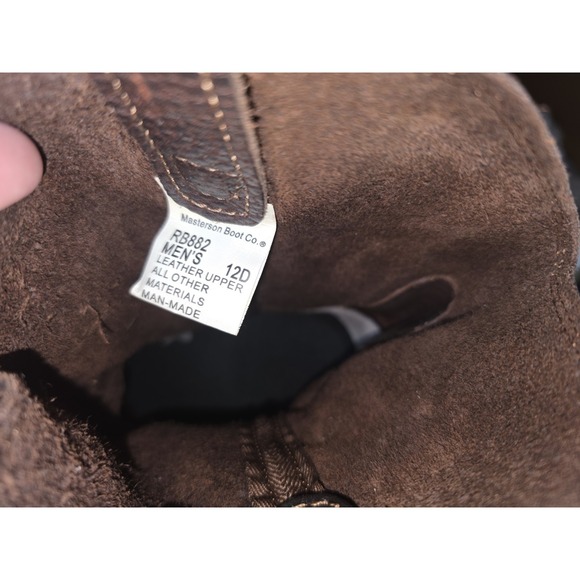 Mens Brown Work Boots Real Leather Slip Resistant Traction Sole Soft Toe main image 7